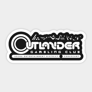 Outlander Gambling Club Sticker